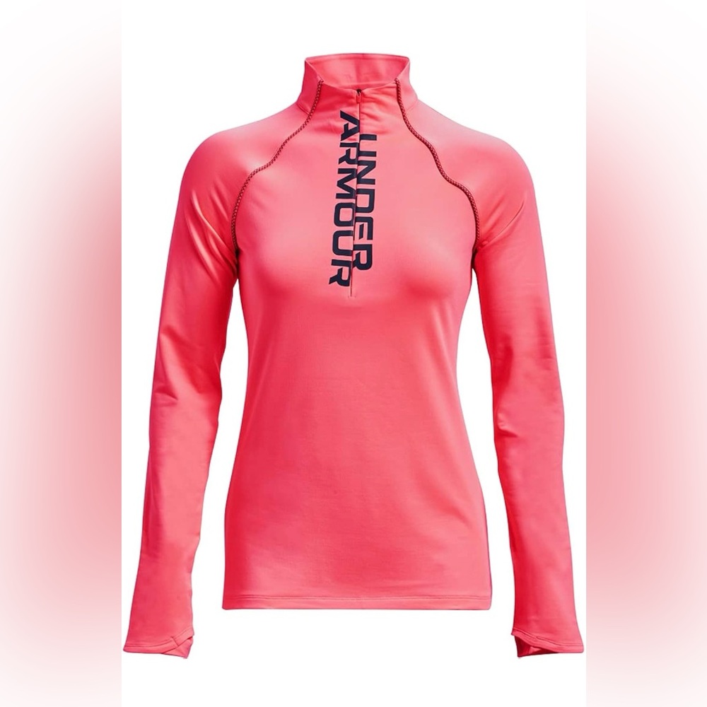 NWT XS Under Armour Women's Cozy ½
Zip T-Shirt (Pink / Coral)